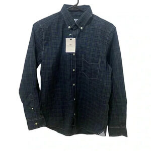 Peter Manning Plaid Checkered Button Down Shirt